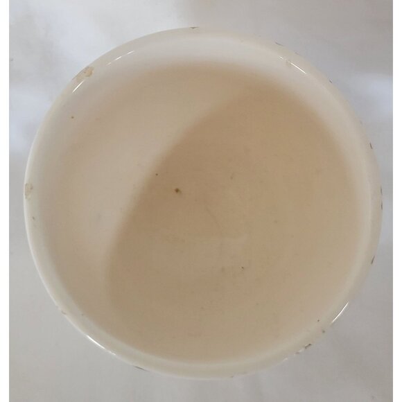 Vintage Ceramic Double Ended Egg Cup With Rooster & Floral Design 4x2.5" MCM - Picture 7 of 7